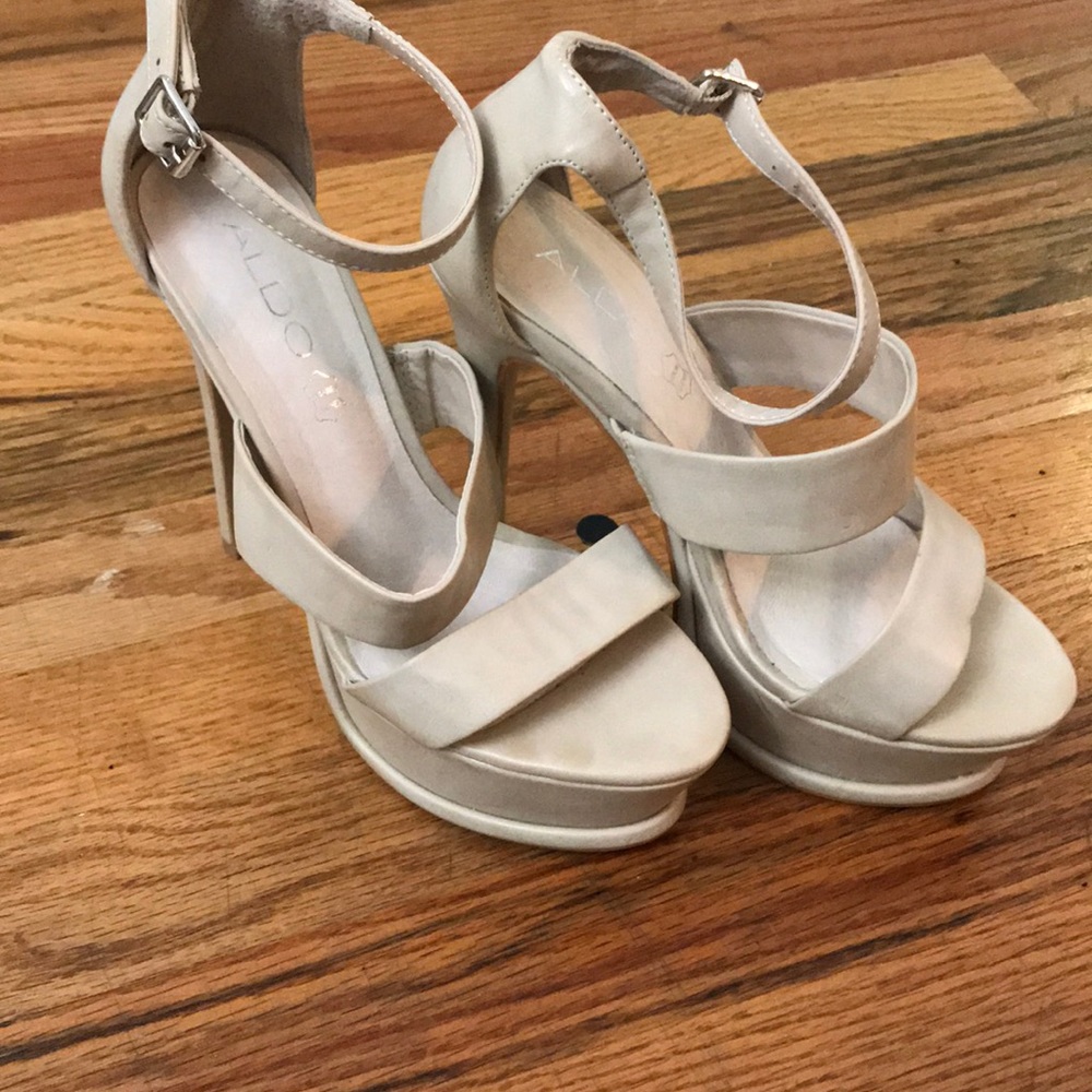 Nude Platform Heels
